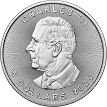 Kanada  MAPLE LEAF - 1 Once Silver CANADA 2023 - 5 Dollars