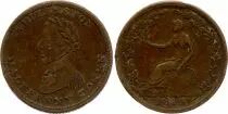 Kanada 1/2 penny,  Wellington - 1814