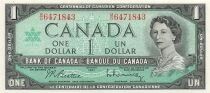 Kanada 1 Dollar - Elizabeth II - 1967 - P.84b