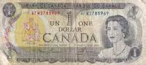 Kanada 1 Dollar - Elizabeth II - 1973 - Serial AFW - P.85a