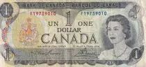 Kanada 1 Dollar - Elizabeth II - 1973 - Serial FY - P.85a