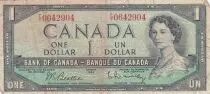 Kanada 1 Dollar - Elizabeth II - Farms - 1954 - Serial TY