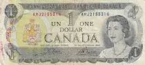 Kanada 1 Dollar - Elizabeth II - Ottawa River - Serial AMJ - 1973