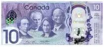 Kanada 10 Dollars - 150 years of Canada - Polymer - 2017 - P.112