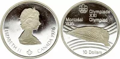 Kanada 10 Dollars, JO de Montr�al 1976 - V�lodrome (JO) - 1976 BE