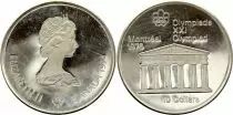 Kanada 10 Dollars, JO de Montr�al 1976 -Temple de Zeus (JO) - 1974 PROOF