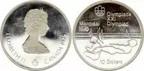 Kanada 10 Dollars, JO de Montr�al 1976 -Voile (JO)  - 1975