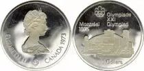 Kanada 10 Dollars, Olympics games Montreal 1976 - Silver D�me Montr�al (JO) -1973 PROOF