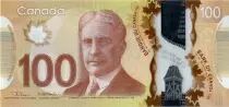 Kanada 100 Dollars - Sir R. Borden - Insuline - Polymer - 2021 - UNC - P.NEW