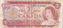 Kanada 2 Dollars - Elizabeth II - Hunt - 1974 - Serial AGY - P.86a