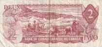Kanada 2 Dollars - Elizabeth II - Hunt - 1974 - Serial AGY - P.86a