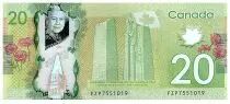 Kanada 20 Dollars Elizabeth II - 2012 (2019) - Polymer - Serial FZP