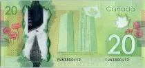 Kanada 20 Dollars Elizabeth II - Monument - Polymer 2012 (2014)