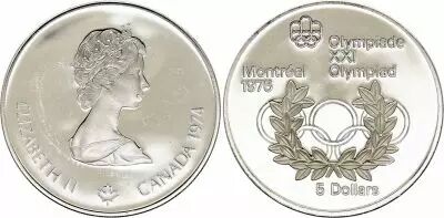 Kanada 5 Dollars,  Elisabeth II - 1974