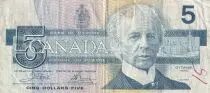 Kanada 5 Dollars - Sir Wilfried Laurier - 1986 - P.95a2