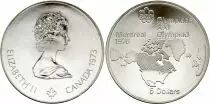 Kanada 5 Dollars, JO de Montr�al 1976 - Am�rique du Nord (JO) -1973