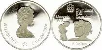 Kanada 5 Dollars, JO de Montr�al 1976 - Athl�te avec Flamme (JO) - 1974 BE