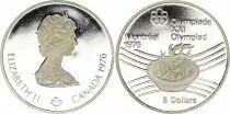 Kanada 5 Dollars, JO de Montr�al 1976 - Flamme olympique (JO) - 1976 BE