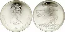 Kanada 5 Dollars, JO de Montr�al 1976 - Plongeon (JO) - 1975