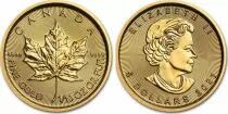 Kanada 5 Dollars Elizabeth II - Maple Leaf 1/10 Oz Gold 2021