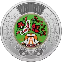 Kanada National Indigenous Peoples Day - Color -2 Dollars 2023