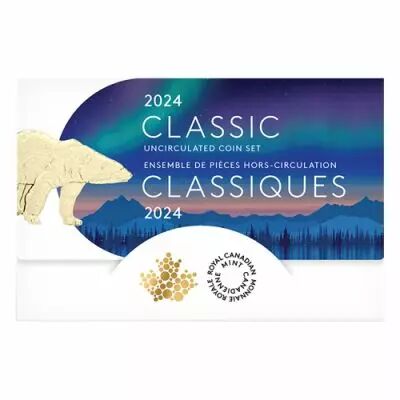 Kanada Set of 6 UNC Coins - 2024