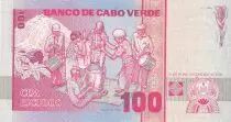 Kap Verde 100 Escudos - Almicar Cabral - Village Scene - 1989 - UNC - P.57