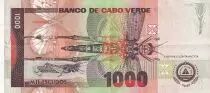 Kap Verde 1000 Escudos - Warbler - 1992 - Serial FU - P.65a