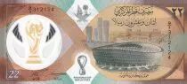 Katar 22 Riyals - FIFA World cup 2022 - 2022 - Serial Q.3 - Polymer - P.NEW