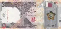 Katar 5 Riyals  Horses, calmel - Polymer 2020 - UNC