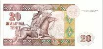 Kazajst&aacute;n 20 Teng&eacute;,  Abai Kunanbrev - 1993  P.11