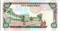 Kenia 10 Shillings  - Daniel Toroitich Arap Moi -1989