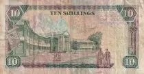 Kenia 10 Shillings - Mzee Jomo Kenyatta - 1989 - P.24a