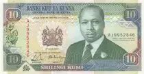 Kenia 100 Shillings  - Daniel Toroitich Arap Moi - 01-07-1990 - Serial AJ
