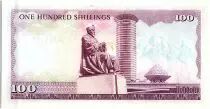 Kenia 100 Shillings 1978 - Mzee Jomo Kenyatta - Statue