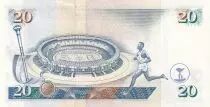 Kenia 20 Shillings - M. J. Kenyatta - Stadium - 1996