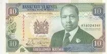 Kenya 10 Shillings - Daniel Toroitich Arap Moi - 01-07-1993 - Série AY