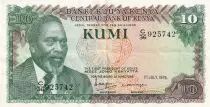 Kenya 10 Shillings - Mzee Jomo Kenyatta - Cow - 1978 - P.16
