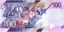 Kenya 100 Shillings - 2019 - UNC