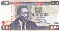 Kenya 100 Shillings M. J. Kenyatta - Statue, Building - 2010