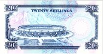 Kenya 20 Shillings  - Daniel Toroitich Arap Moi -1989