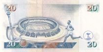 Kenya 20 Shillings - M. J. Kenyatta - Stadium - 1996