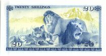 Kenya 20 Shillings - Mzee Jomo Kenyatta - Lions -1978