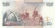 Kenya 50 Shillings - Daniel Toroitich Arap Moi - Chameaux - 01-01-1996 - Série AC