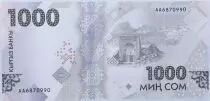 Khirghizistan 1000 Som - Jusul Balasagbin - Mountains - 2023