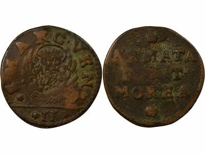 King. of Morea - 2 Soldi - 1688 / 1690 Venice
