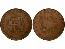King. of Westphalia, J&eacute;r&ocirc;me Bonaparte - 3 Centimes - 1812 C Cassel