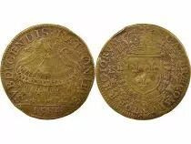 King\'s Court of Auditors, Henri III - Brass Token - 1584