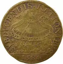 King\'s Court of Auditors, Henri III - Brass Token - 1584