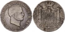 Kingdom of Napoleon 5 lire Napoleon I 1808 B Bologna - Silver - KM.10